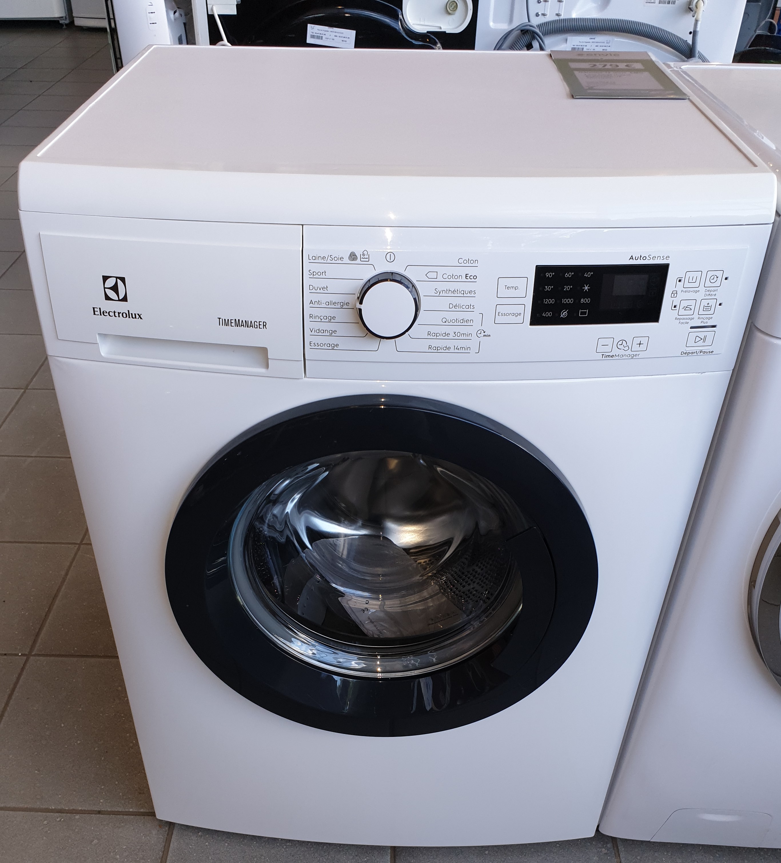 Lave Linge Hublot 8Kg ELECTROLUX - Envie Anjou